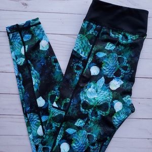 SOLD Constantly Varied Gear skull mermaid leggings